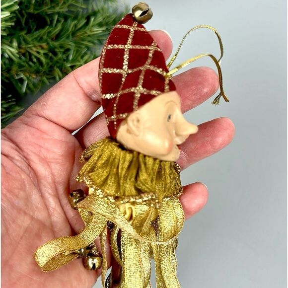 Katherine’s Collection Wayne Kleski Christmas Ornament Clown Jester on a Stick - Picture 10 of 15